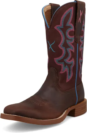 Twisted X Women's 11" Tech X Boot, Wide Square Toe with CellStretch and Tech X