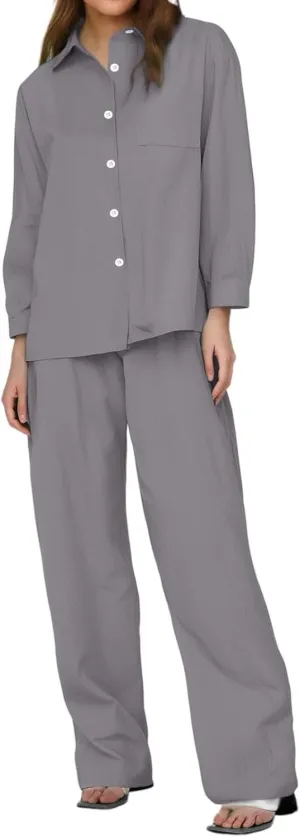 Two Piece Linen Sets for Women Short Sleeve Summer Tops Wide Leg Pants Casual Matching Tracksuits Travel Outfits