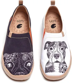 UIN Men's Art Design Travel Shoes Slip On Casual Loafers Stylish Lightweight Comfort Fashion Sneaker