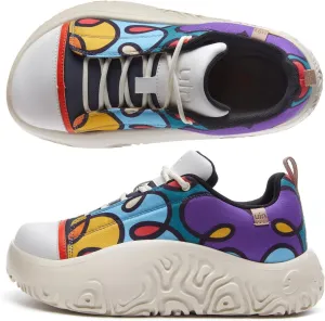 UIN Women's Chunky Sneakers Platform Comfortable Walking Art Travel Shoes Vigo Series