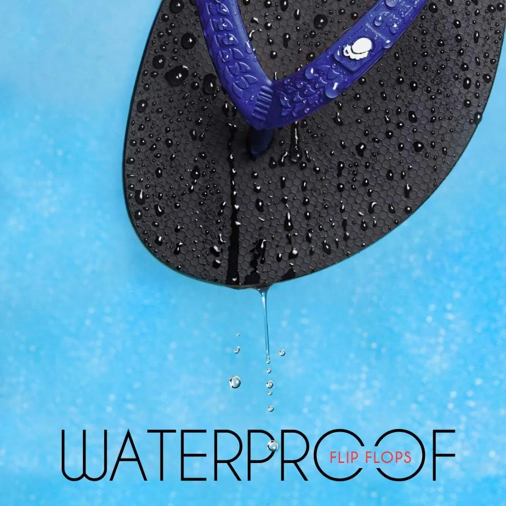 Ultra Soft Comfortable Natural Rubber Summer Beach Flip Flops For Women
