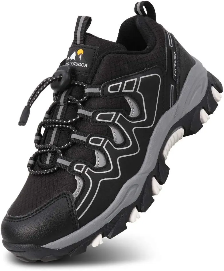 UOVO Boys Shoes Boys Sneakers Boys Tennis Running Shoes Waterproof Hiking Shoes Kids Athletic Outdoor Sneakers Slip Resistant(Little/Big Boys)