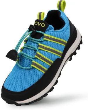 UOVO Boys Sneakers - Boys Hiking Tennis Running Shoes - Kids Waterproof Athletic Outdoor Sneakers - Non-Slip Comfortable (Little/Big Boys)
