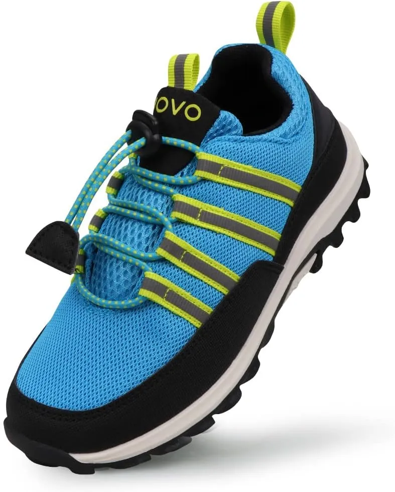 UOVO Boys Sneakers - Boys Hiking Tennis Running Shoes - Kids Waterproof Athletic Outdoor Sneakers - Non-Slip Comfortable (Little/Big Boys)