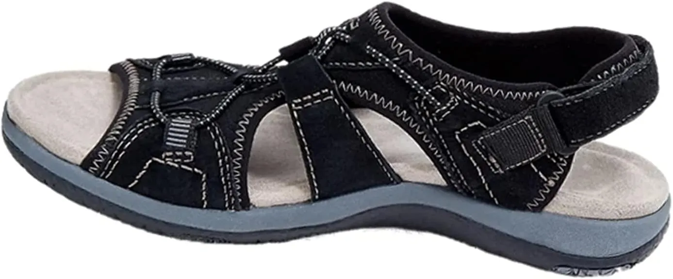 VALINK Walking Sandals - Ultra Comfortable Womens Sandals With Support Ultra Comfort Sandals for Women Summer Beach Shoes with Arch Support for Hiking