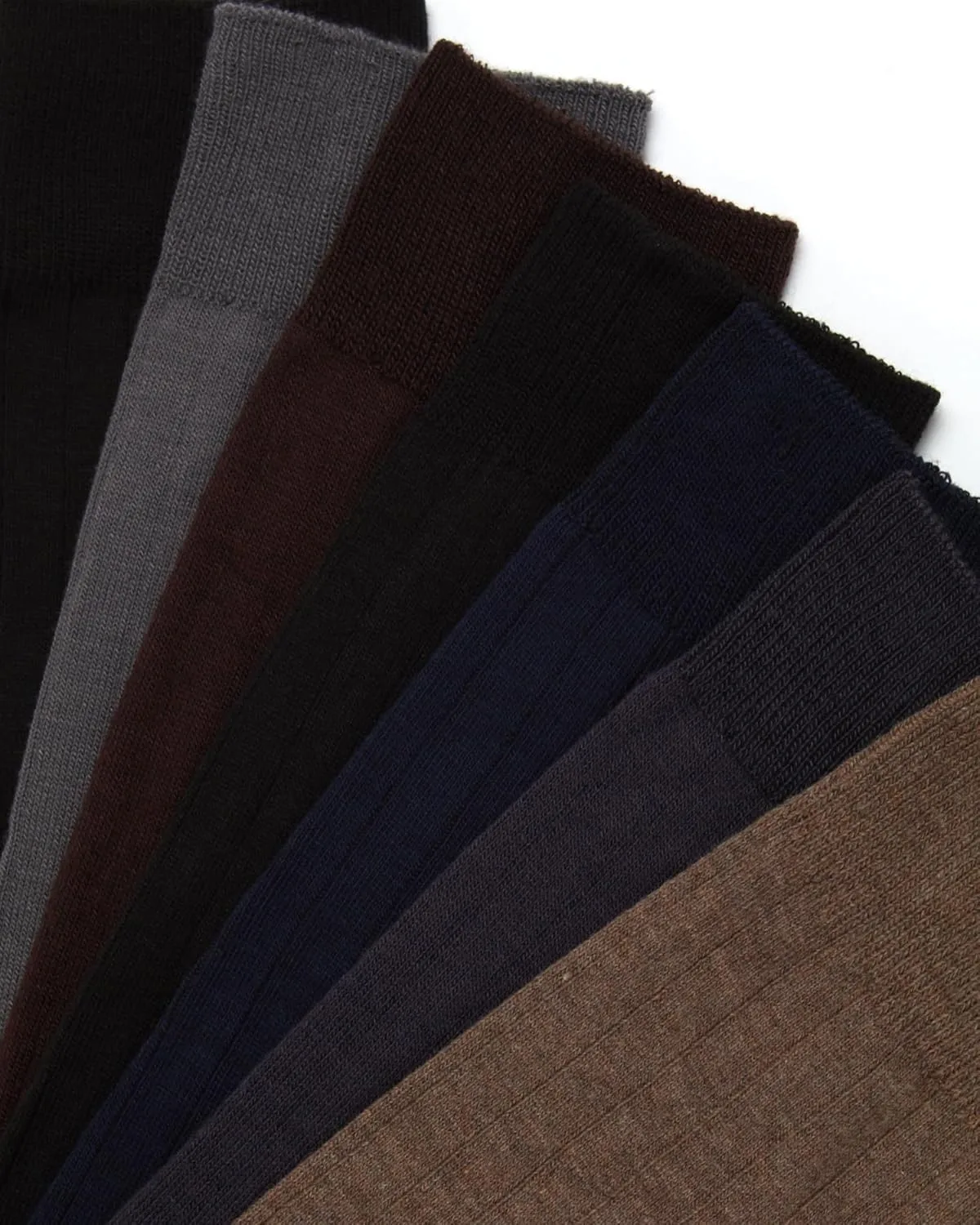 Van Heusen Men's Dress Socks - 7 Pack Premium Stretch Moisture Wicking Crew Socks with Reinforced Heel and Toe (Size: 6-12.5)