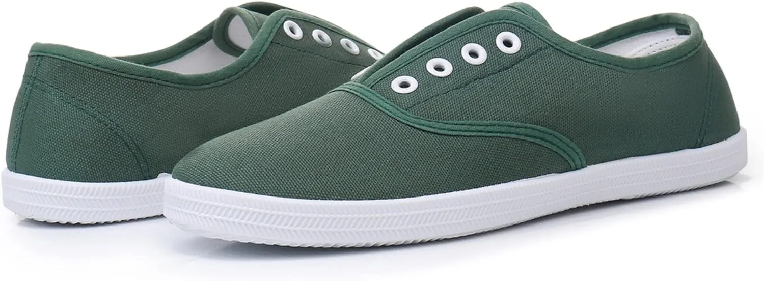 VenusCelia Women's Blaze Canvas Slip-On Sneaker
