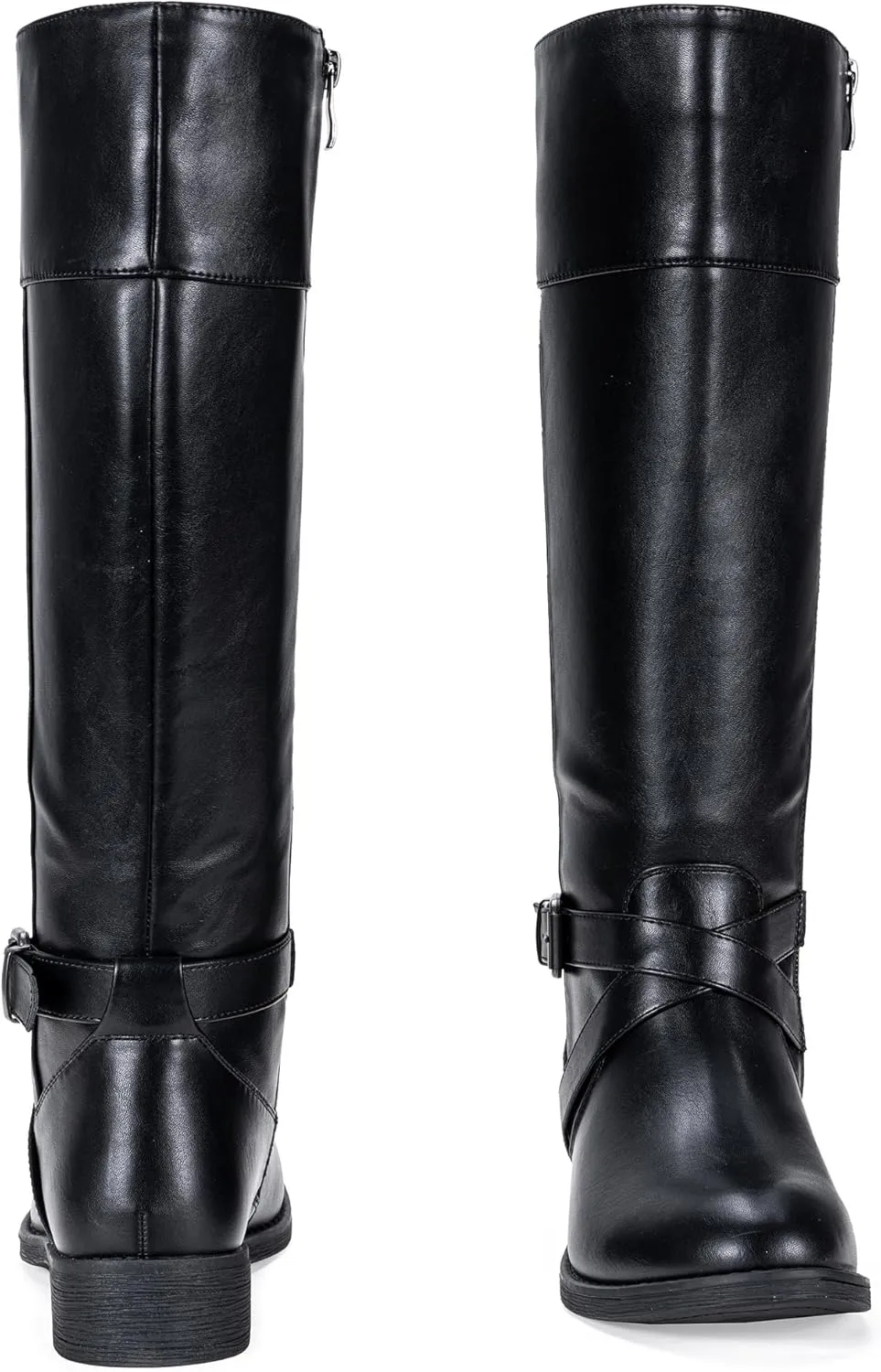 Vepose Women's 949 Knee High Boots,Tall Riding Boots Low Heel with Wide Calf