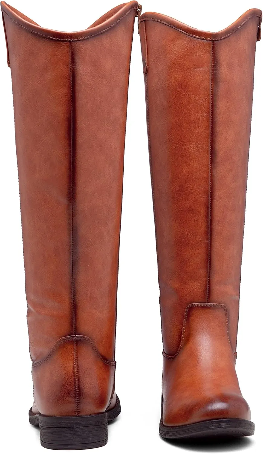 Vepose Women's Knee High Boots 956 Wide Calf Zipper Tall Fashion Boots