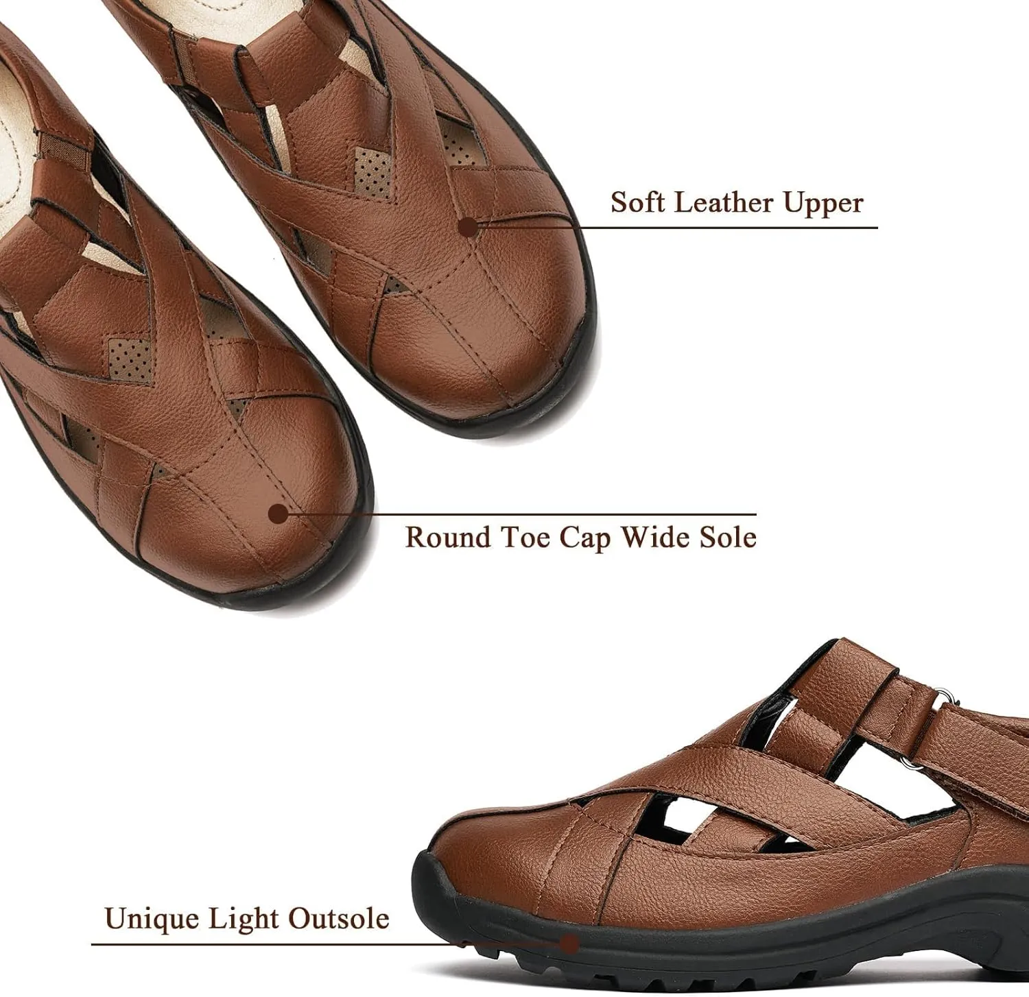VERDASCO Womens Wide Shoes Casual Loafers Comfort Flats Sandals Classic Dressy Shoes