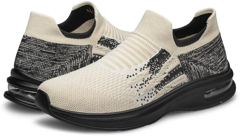 Vidbiv Slip on Shoes for Men, Casual Walking Lightweight Loafers, Breathable Men’s Shoes, Comfortable Hands Free Slip-on Shoes for Work, Traveling