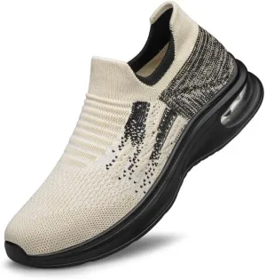 Vidbiv Slip on Shoes for Men, Casual Walking Lightweight Loafers, Breathable Men’s Shoes, Comfortable Hands Free Slip-on Shoes for Work, Traveling