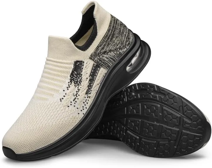 Vidbiv Slip on Shoes for Men, Casual Walking Lightweight Loafers, Breathable Men’s Shoes, Comfortable Hands Free Slip-on Shoes for Work, Traveling