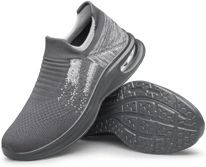Vidbiv Slip on Shoes for Men, Casual Walking Lightweight Loafers, Breathable Men’s Shoes, Comfortable Hands Free Slip-on Shoes for Work, Traveling