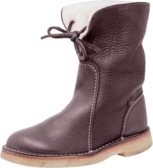 Vintage Buttery-Soft Waterproof Wool Lining Boots Vintage Buttery-Soft Wool Lining Boots PU Leather