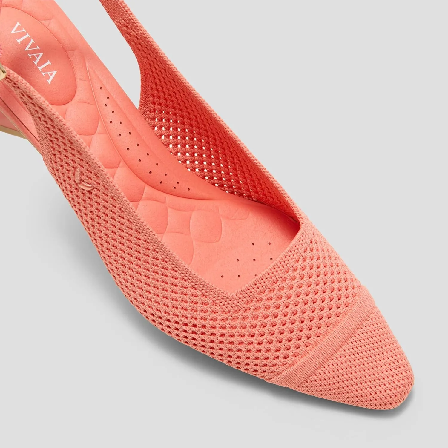 VIVAIA Leah Pro Pointed-Toe Slingback Sandals for women droplet-shaped heel adjustable Strap Party Dress Shoes
