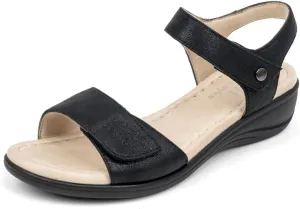 VJH confort Women's Wedge Sandals Low Heel Comfortable Hook-and-Loop Strap Open Toe Platform Summer Shoe