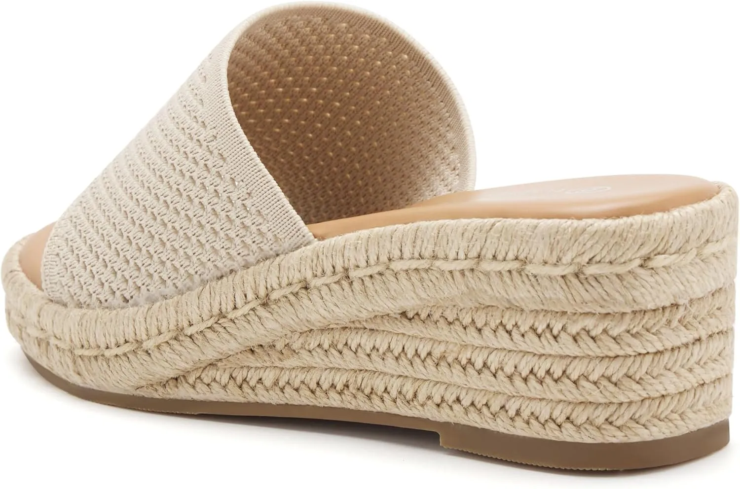 vodvob Women's Espadrilles Wedge Sandals Platform Slip On Slide Sandals Open Toe Bohemia Mules Summer Beach Casual Heels Sandals