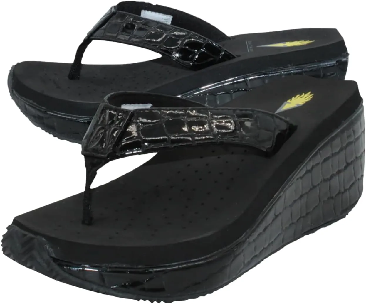 VOLATILE Frappachino Wedge Sandals for Women Featuring Genuine Leather with EVA Insole and Rubber Outsole