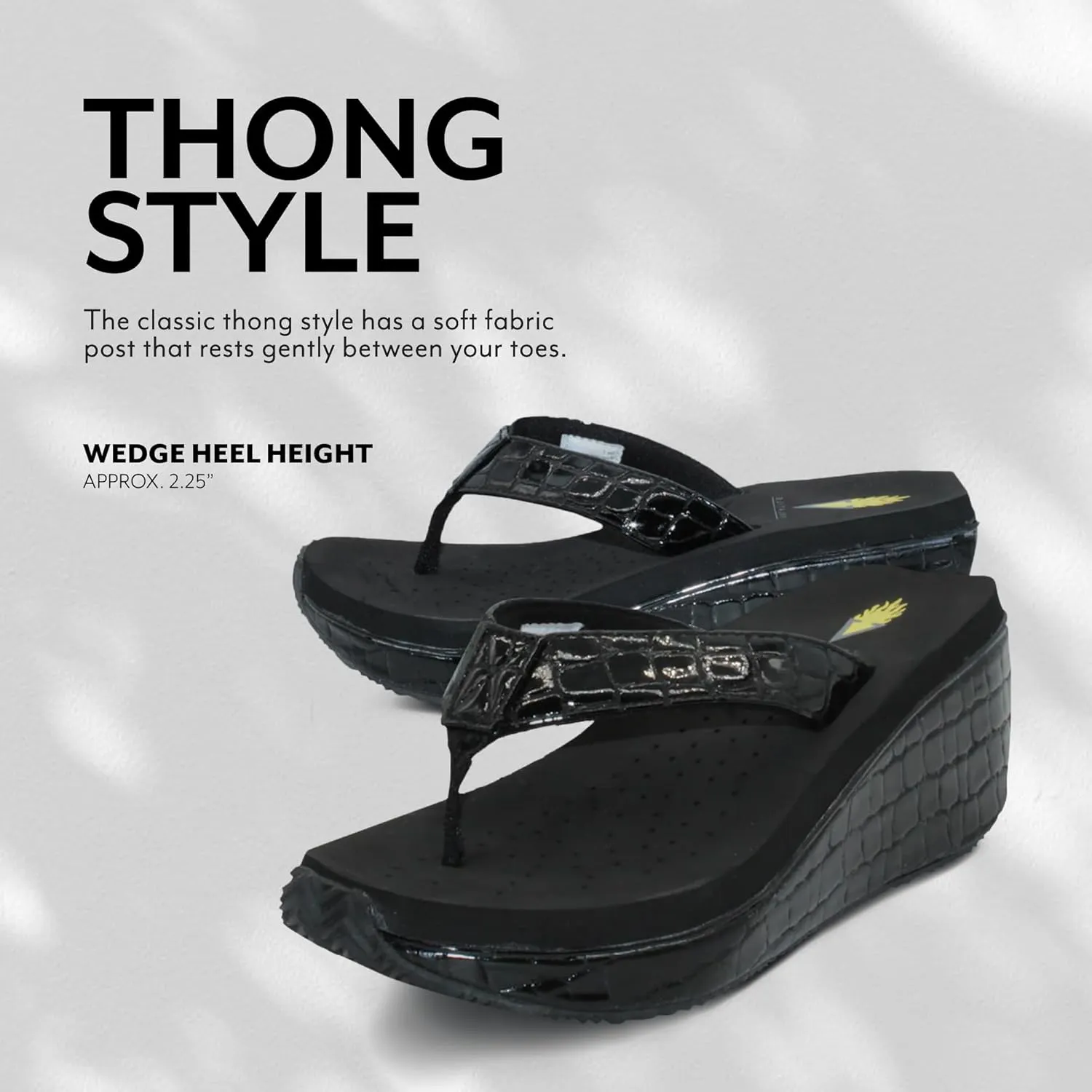 VOLATILE Frappachino Wedge Sandals for Women Featuring Genuine Leather with EVA Insole and Rubber Outsole