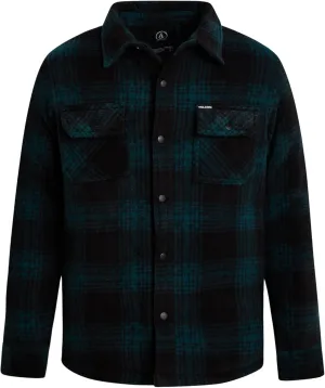Volcom Boys Button Down Shirt - Classic Woven Long Sleeve Plaid Collared Flannel Shirt for Boys (Sizes: 4-20)