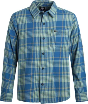 Volcom Boys Button Down Shirt - Classic Woven Long Sleeve Plaid Collared Flannel Shirt for Boys (Sizes: 4-20)
