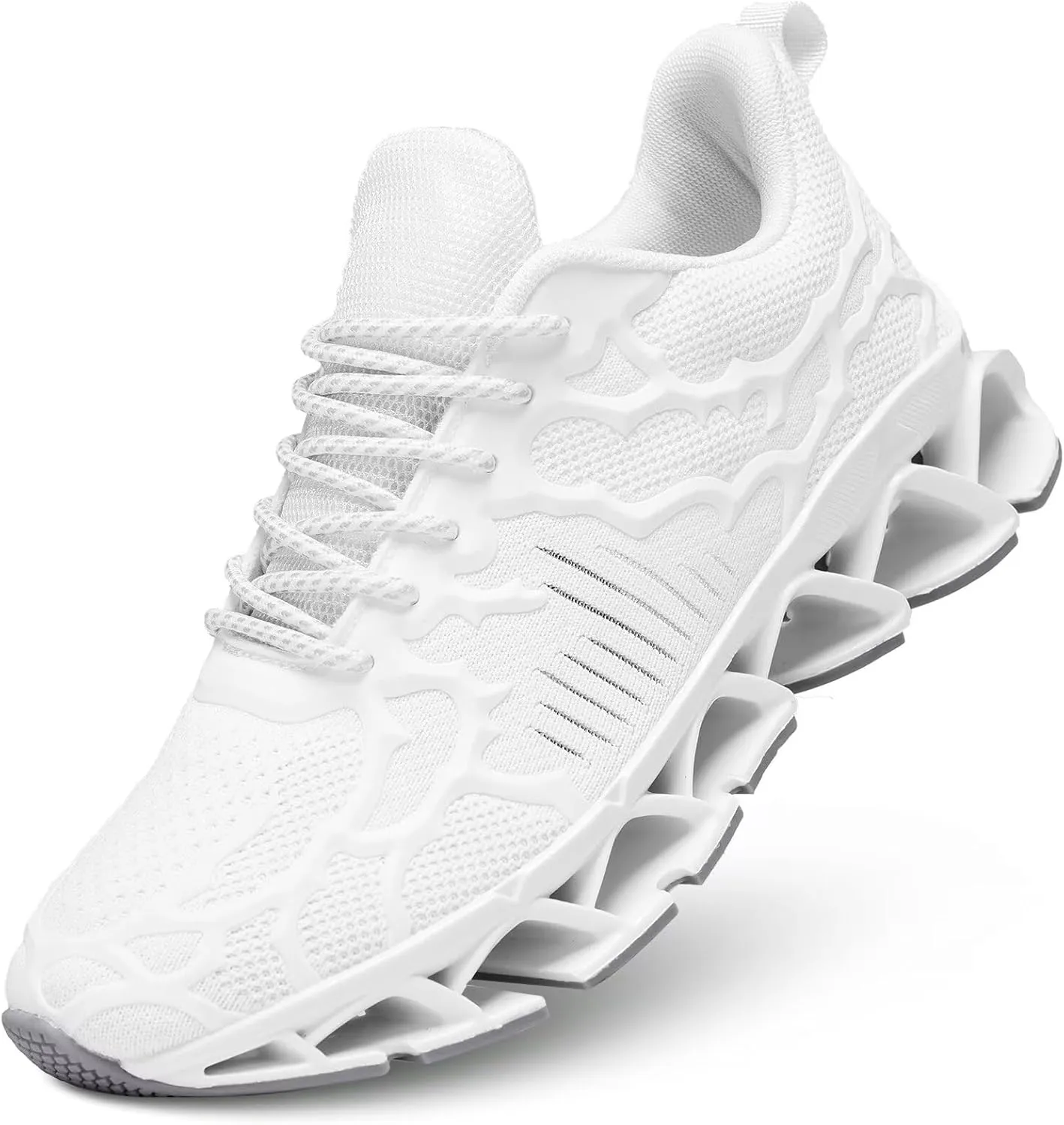 Vooncosir Men's Fashion Sneakers Breathable Mesh Running Shoes Blade Non Slip Soft Sole Casual Athletic Walking Shoes