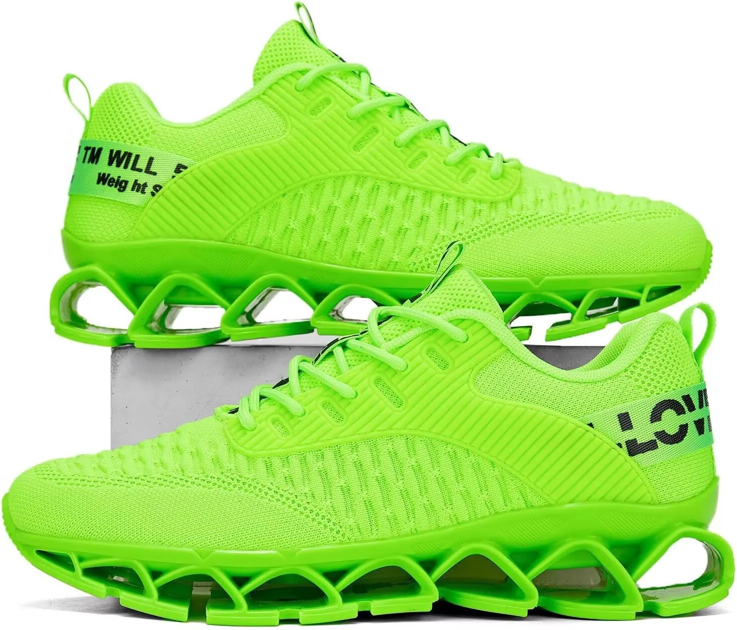 Vooncosir Men's Fashion Sneakers Breathable Mesh Running Shoes Blade Non Slip Soft Sole Casual Athletic Walking Shoes