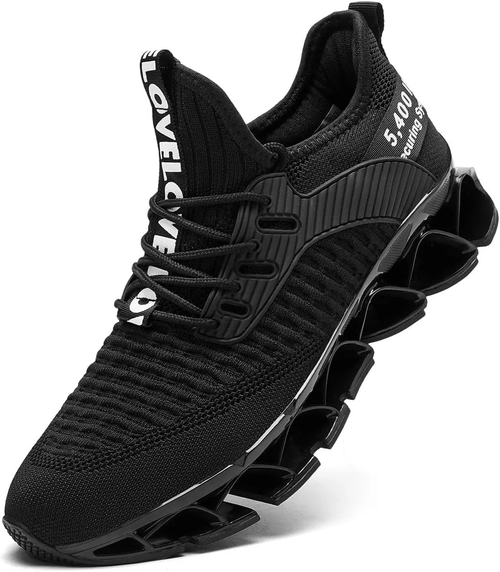 Vooncosir Women's Running Shoes Comfortable Fashion Non Slip Blade Sneakers Work Tennis Walking Sport Athletic Shoes