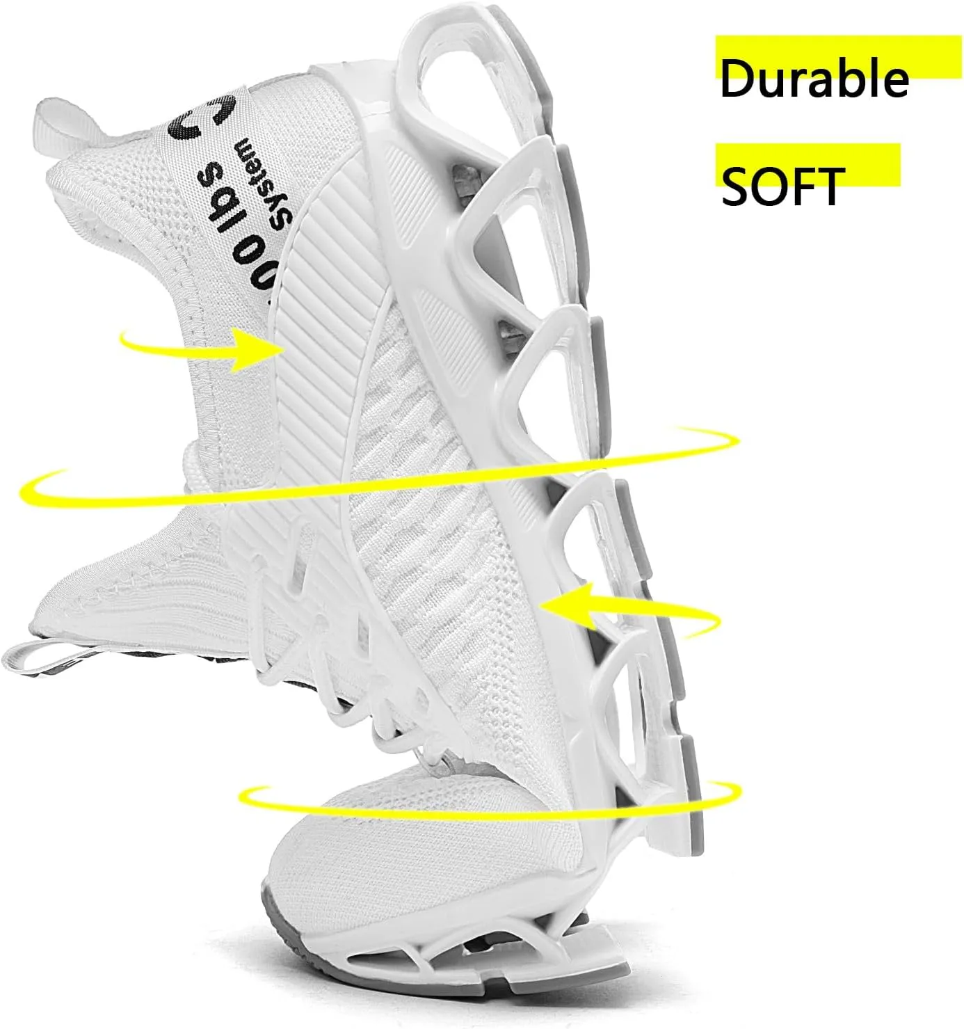 Vooncosir Women's Running Shoes Comfortable Fashion Non Slip Blade Sneakers Work Tennis Walking Sport Athletic Shoes