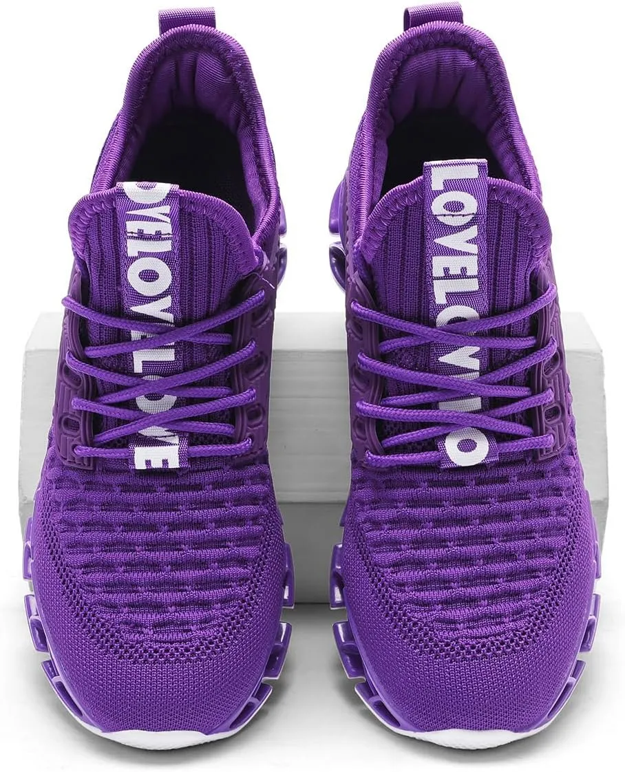 Vooncosir Women's Running Shoes Comfortable Fashion Non Slip Blade Sneakers Work Tennis Walking Sport Athletic Shoes