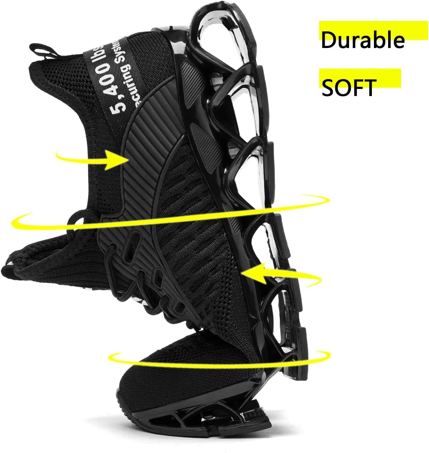 Vooncosir Women's Running Shoes Comfortable Fashion Non Slip Blade Sneakers Work Tennis Walking Sport Athletic Shoes