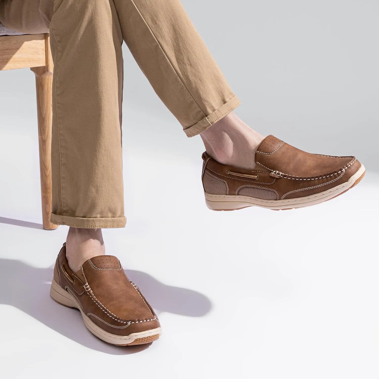 Vostey Men's Loafers & Slip-ons Casual Lightweight Boat Shoes Men