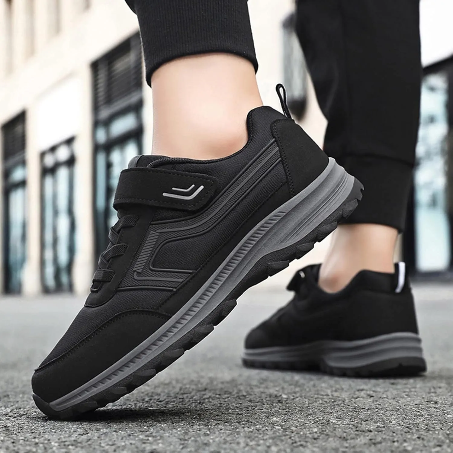Walking Shoes for Men Sneakers for Men Slip on Lightweight Breathable Fashion Sneakers Wide Running Shoes for Men