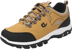 Walking Sneakers Men's Hiking Shoes Non-Slip Trekking Trail Shoes Lightweight Breathable Outdoor Shoes Extra Wide