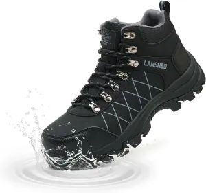 Waterproof Steel Toe Boots for Women Wide Width Non Slip Work Shoes Lightweight Slip Resistant Safety Toe Sneakers Indestructible Construction Composite Toe Footwear