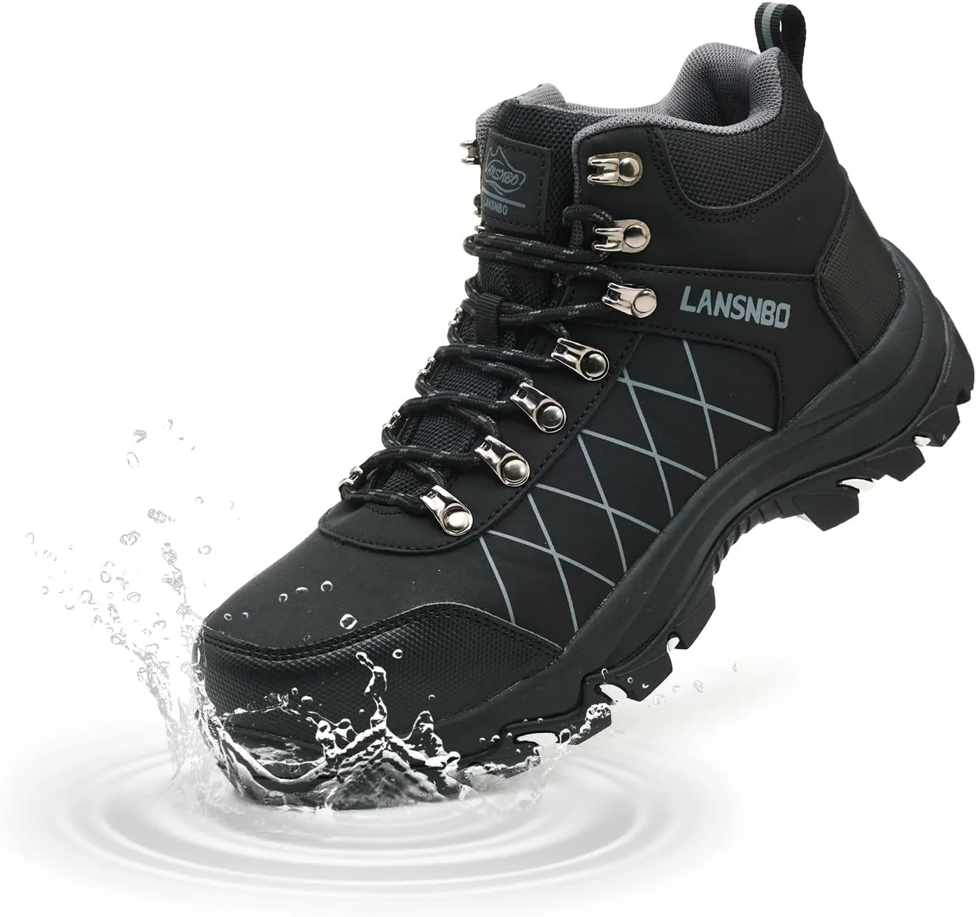 Waterproof Steel Toe Boots for Women Wide Width Non Slip Work Shoes Lightweight Slip Resistant Safety Toe Sneakers Indestructible Construction Composite Toe Footwear