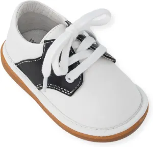 Wee Squeak Toddler Squeaky Shoes with Removable Squeaker in Fun Styles & Colors for Boys and Girls