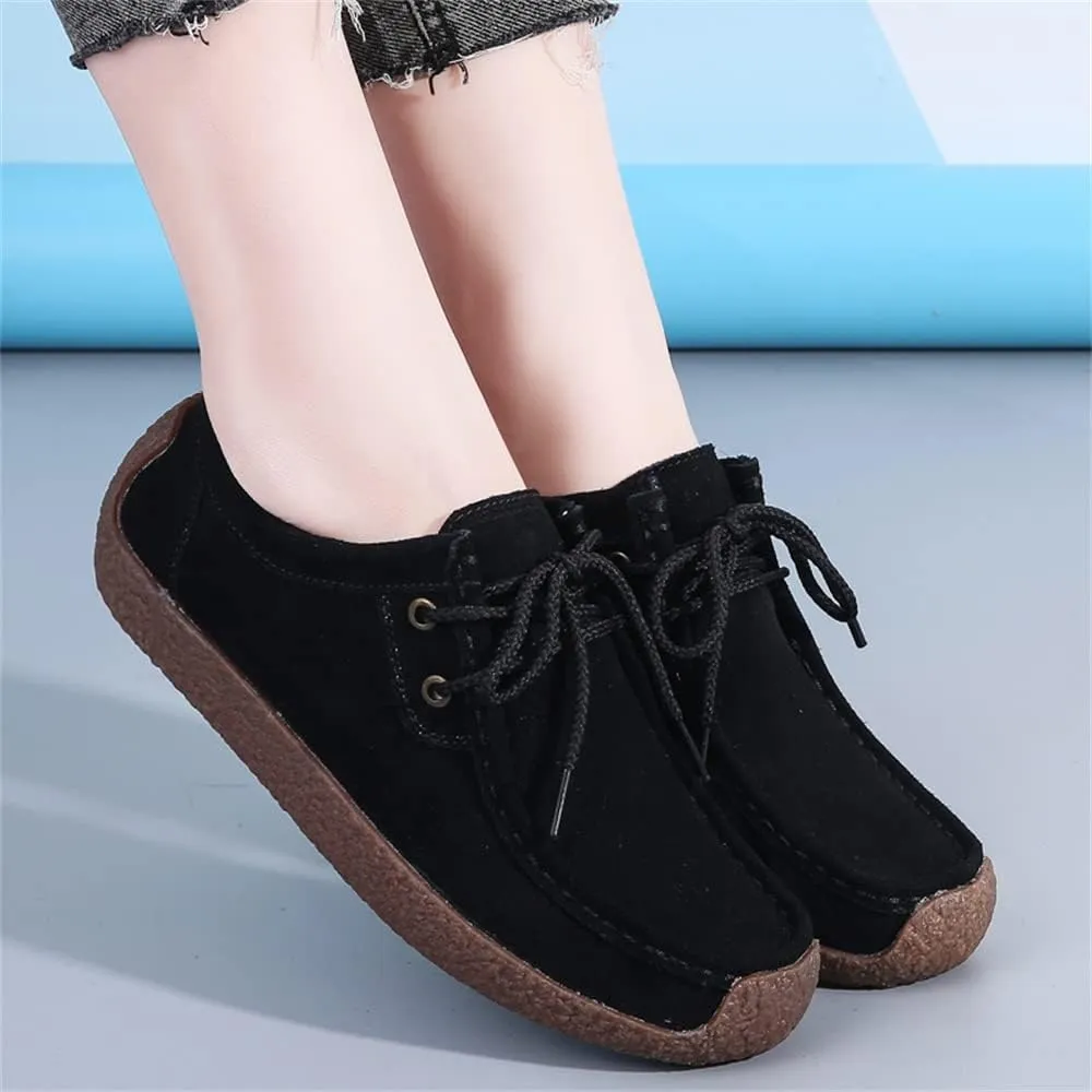 WERWAES Women’s Loafer Flats Shoes Casual Comfortable Lightweight Lace Up Moccasins Loafers Working Dreesy Non Slip on Shoes Womens
