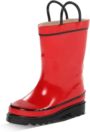 Western Chief Firechief 2 Rain Boots for Toddlers and Kids – Waterproof Pull-On Boots for Boys and Girls