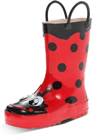 Western Chief Rain Boots with Pull on Handles for Toddlers and Kids - Premium Waterproof Boots for Boys and Girls