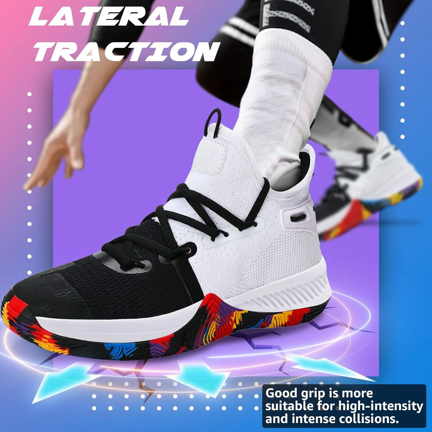 WETIKE Boys Girls Shoes - Kids Sneakers for Running, Basketball & Tennis - Non-Slip