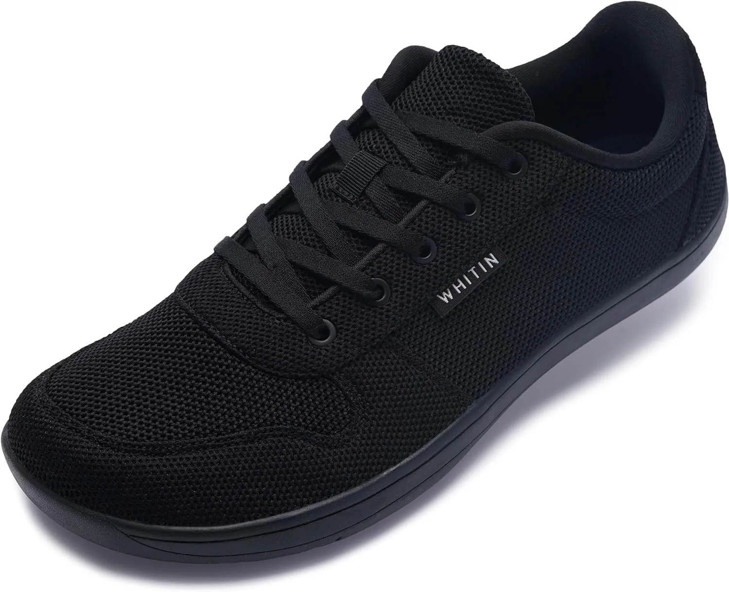 WHITIN Men's Wide Barefoot Shoes | Canvas Minimalist Sneakers | Zero Drop Sole