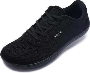 WHITIN Men's Wide Barefoot Shoes | Canvas Minimalist Sneakers | Zero Drop Sole