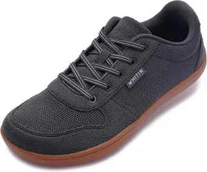 WHITIN Men's Wide Barefoot Shoes | Canvas Minimalist Sneakers | Zero Drop Sole
