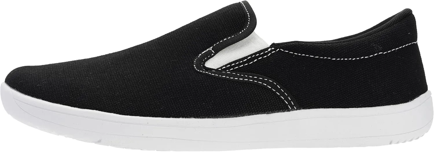 WHITIN Men's Wide Slip on Barefoot Shoes | Minimalist Sneakers | Zero Drop