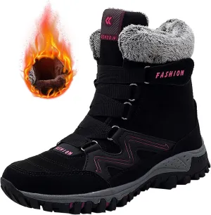 Wide Width Snow Boots for Women Zipper Boots For Women Snow Boots 𝐖aterproof Women Snow Boots
