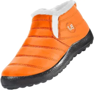 Winter Boots for Women Shoes for Women Plush Ankle Boots Waterproof Boots Lightweight Comfortable Ladies Shoes