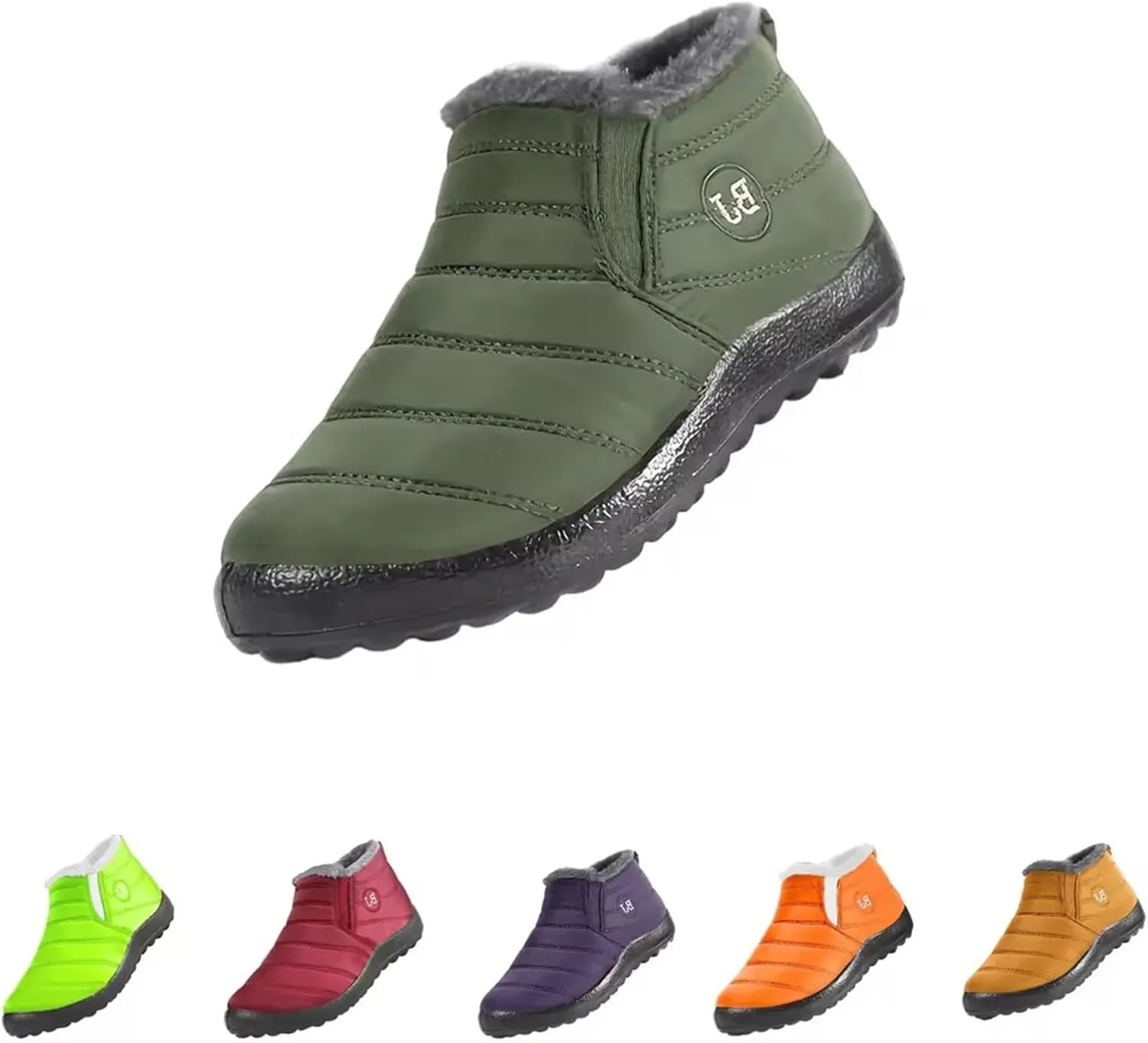 Winter Boots for Women Shoes for Women Plush Ankle Boots Waterproof Boots Lightweight Comfortable Ladies Shoes
