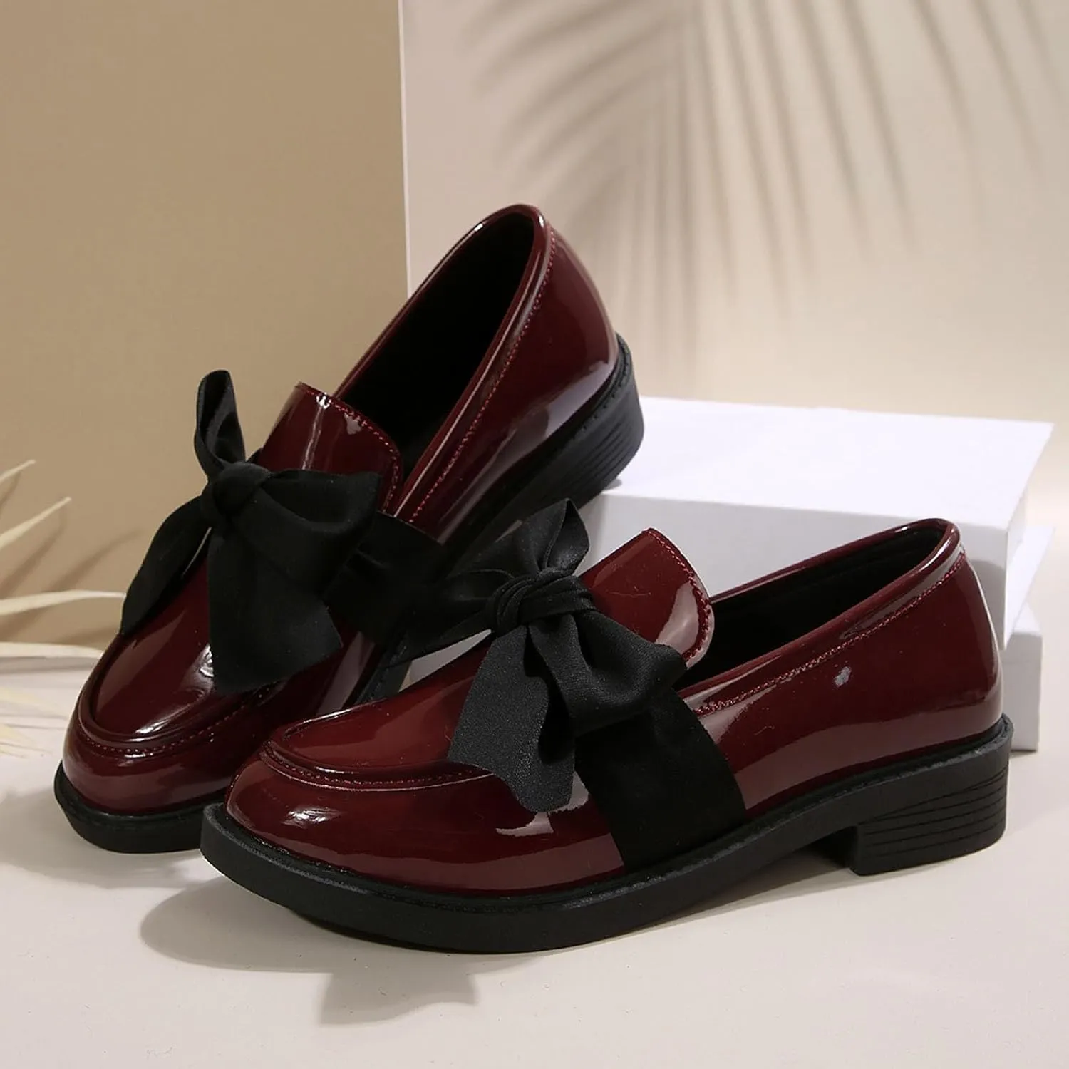 Women Loafers Shoes Slip-On Dress Shoes Business Casual Shoes Cute Work Shoes Comfortable Penny Loafer Office Shoes